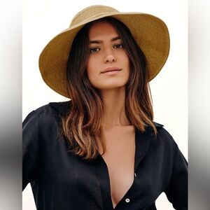 ViX Paula Hermanny Visor Natural Tan OS